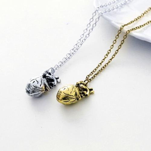 Men's Anatomical Heart Pendant Necklace accessories